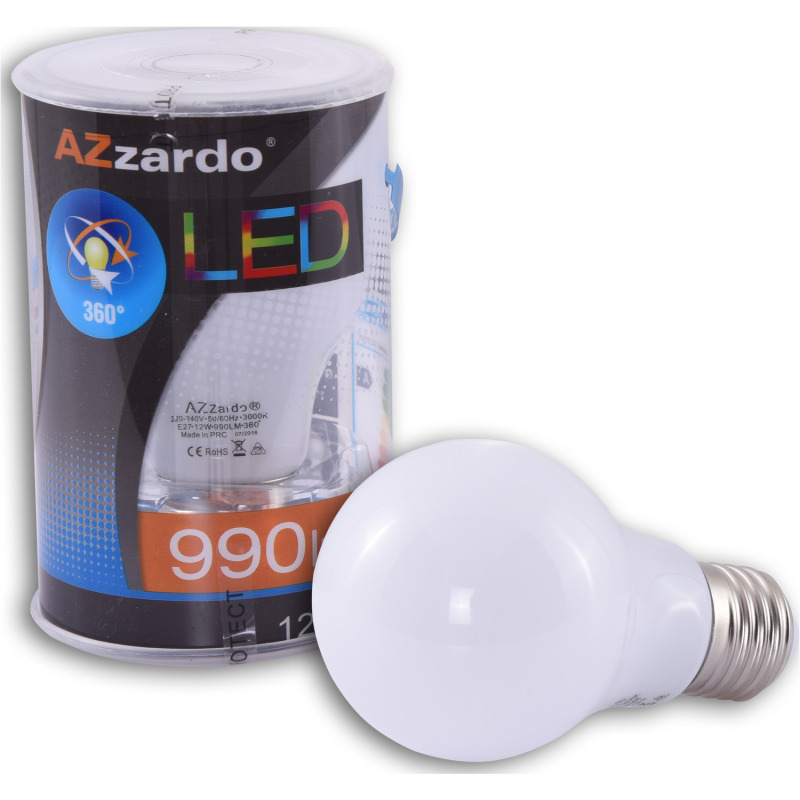 AZ1640 Azzardo AZZARDO LAMPA LED 12W E27 LL127121 AZ1640 Azzardo AZZARDO LAMPA LED 12W E27 LL127121 Фото