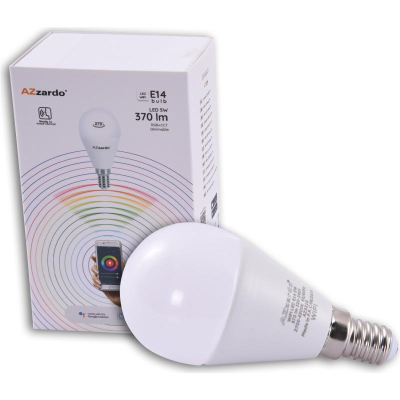 AZ3216 Azzardo LED SMART 5W CCT DIMM RGB BALL AZ3216 Azzardo LED SMART 5W CCT DIMM RGB BALL Фото