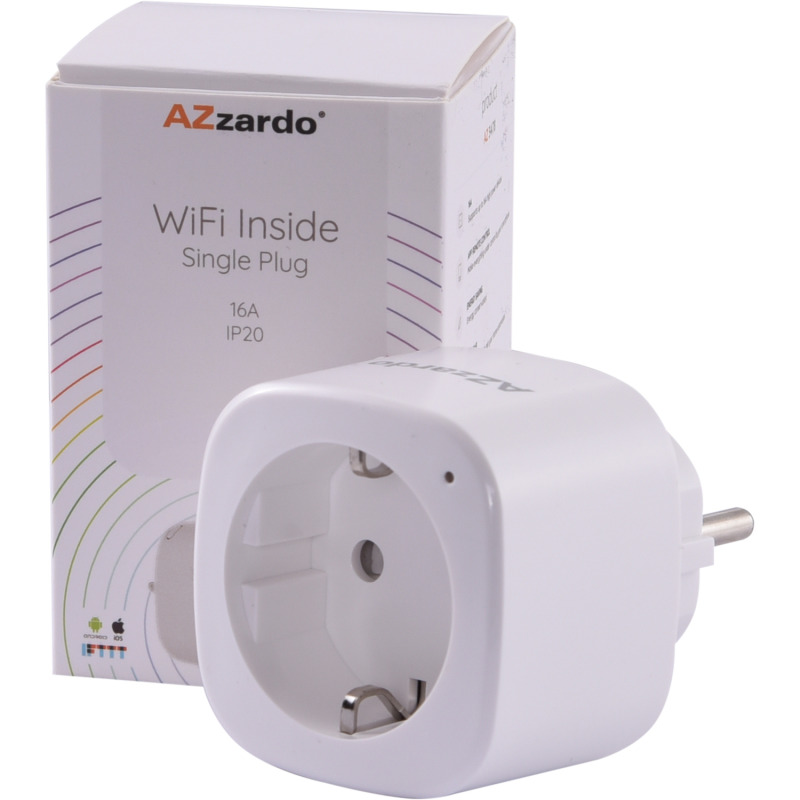 AZ3478 Azzardo SINGLE SMART PLUG 16A WH AZ3478 Azzardo SINGLE SMART PLUG 16A WH Фото