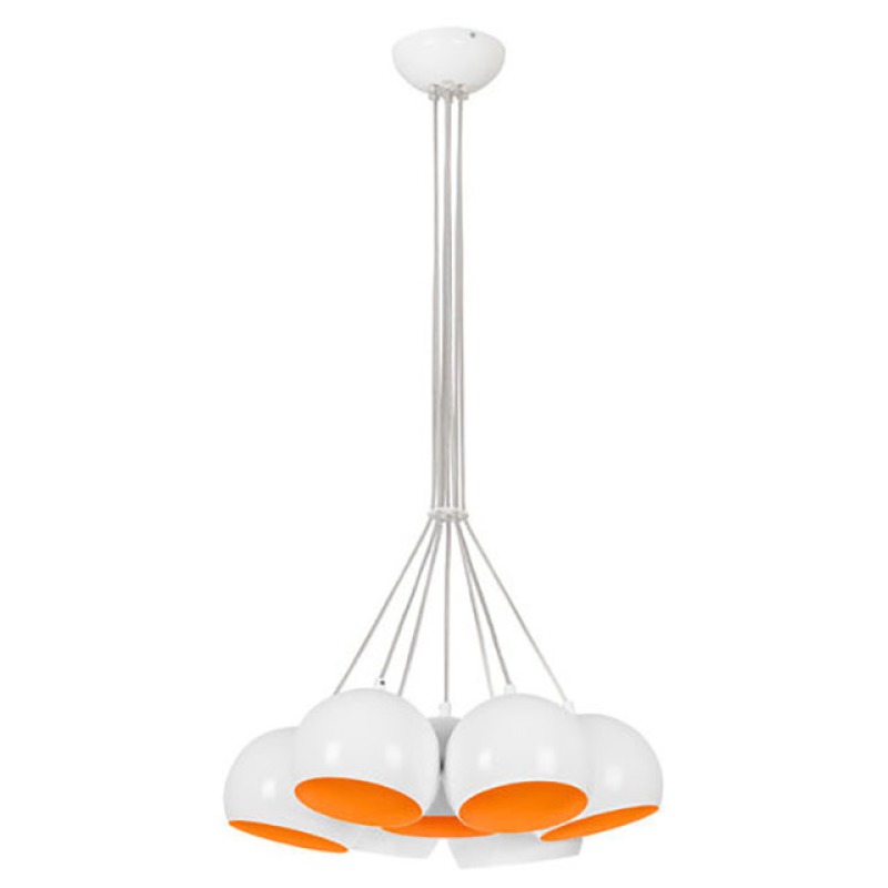 Nowodvorski BALL WHITE - ORANGE FLUO 6582 Фото