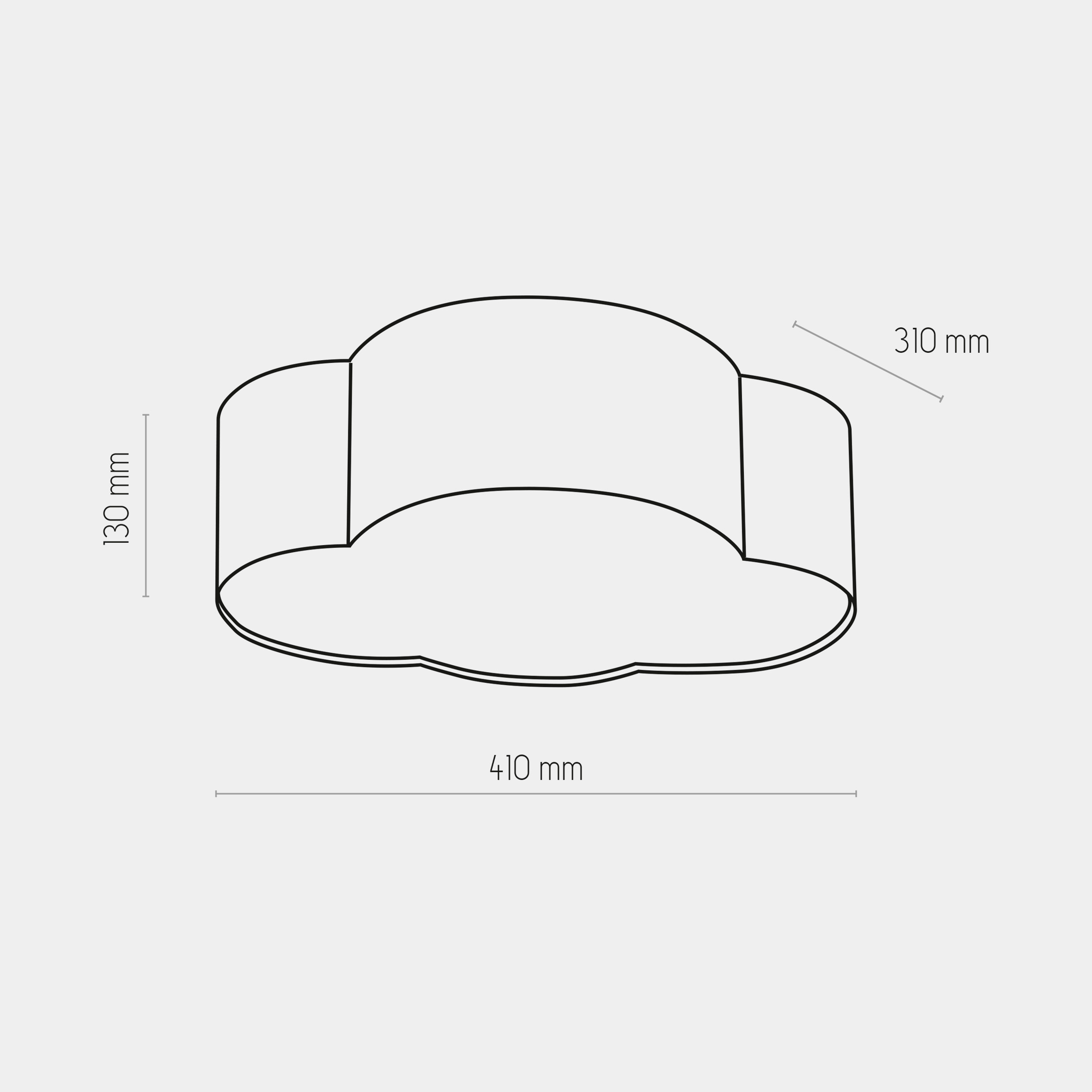 3144 TK-Lighting CLOUD MINI Сірий 3144 TK-Lighting CLOUD MINI Сірий Фото