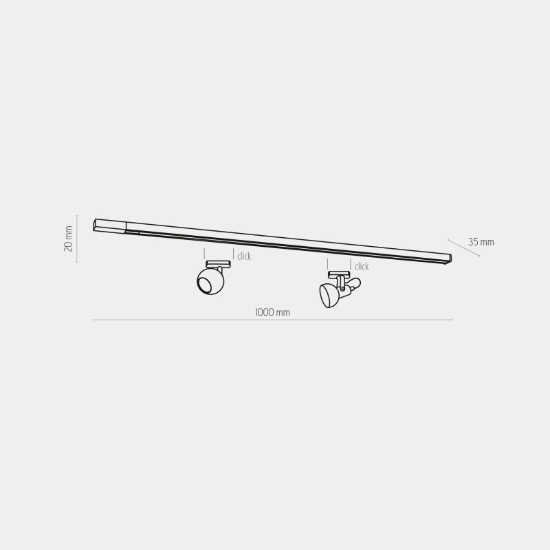 4044 TK-Lighting TRACER Трек WHITE 1M 4044 TK-Lighting TRACER Трек WHITE 1M Фото