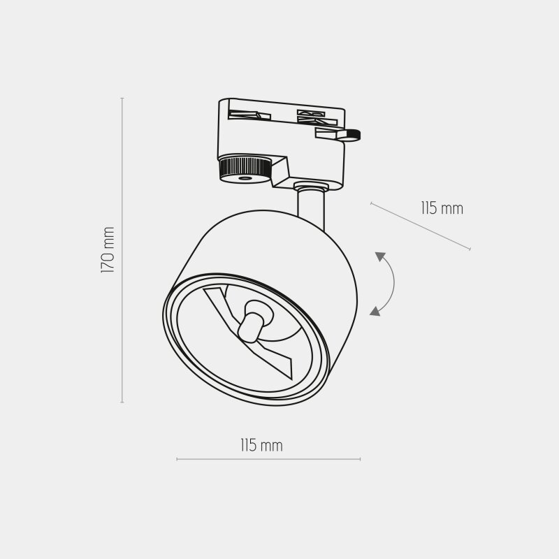 4493 TK-Lighting TRACER GU10 AR111 Золотий 4493 TK-Lighting TRACER GU10 AR111 Золотий Фото