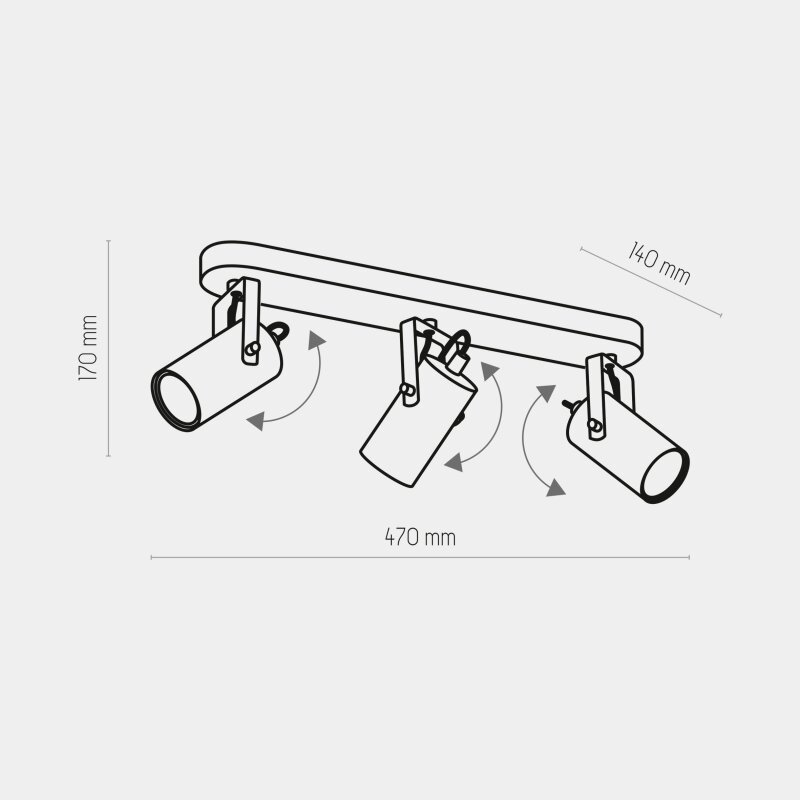 6502 TK-Lighting REDO 3 Чорний 6502 TK-Lighting REDO 3 Чорний Фото