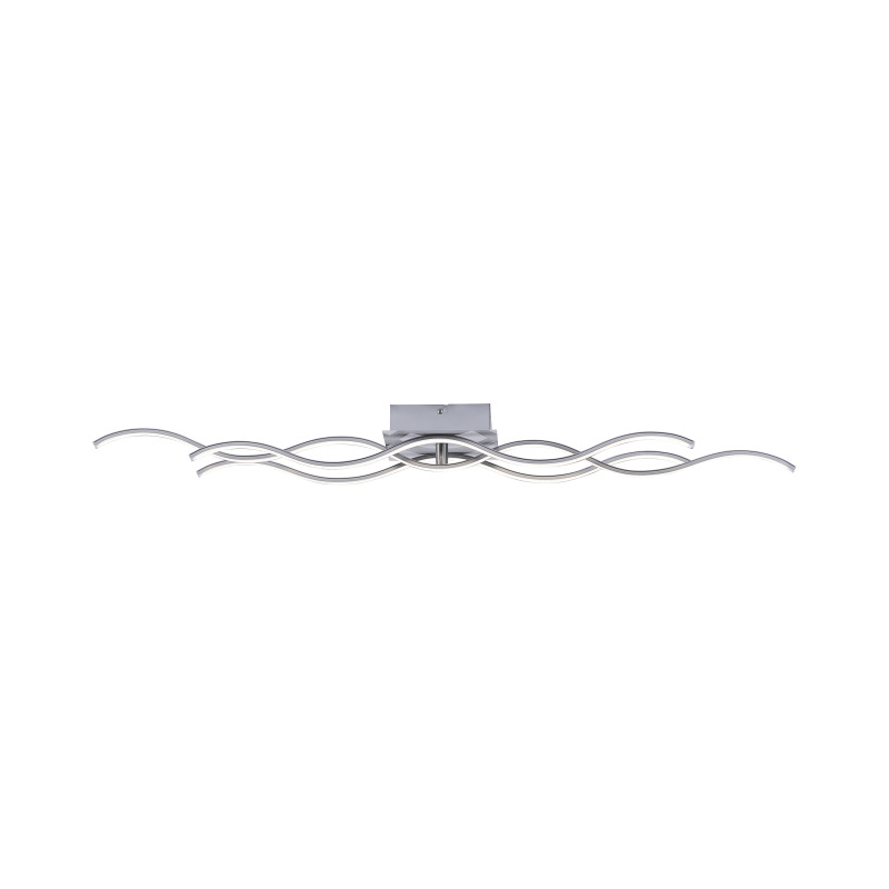15166-55 Zumaline WAVE LAMPA SUFITOWA STALOWY 15166-55 Zumaline WAVE LAMPA SUFITOWA STALOWY Фото
