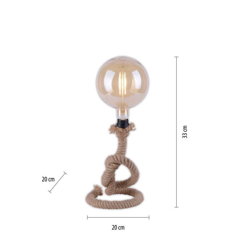15480-18 Zumaline ROPE LAMPA STOŁOWA 15480-18 Zumaline ROPE LAMPA STOŁOWA Фото