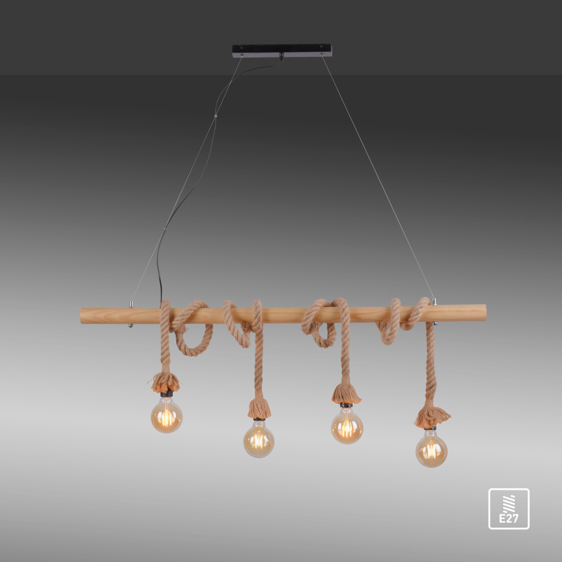 15483-18 Zumaline ROPE LAMPA WISZĄCA BRĄZOWY 15483-18 Zumaline ROPE LAMPA WISZĄCA BRĄZOWY Фото
