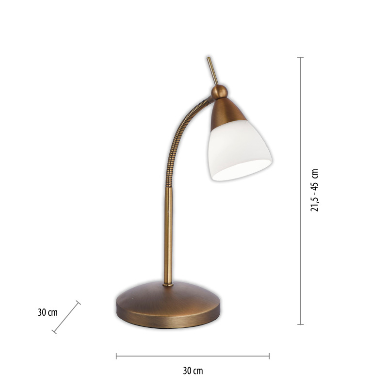 4001-11 Zumaline PINO LAMPA STOŁOWA ANTYCZNY MOSIĄDZ 4001-11 Zumaline PINO LAMPA STOŁOWA ANTYCZNY MOSIĄDZ Фото