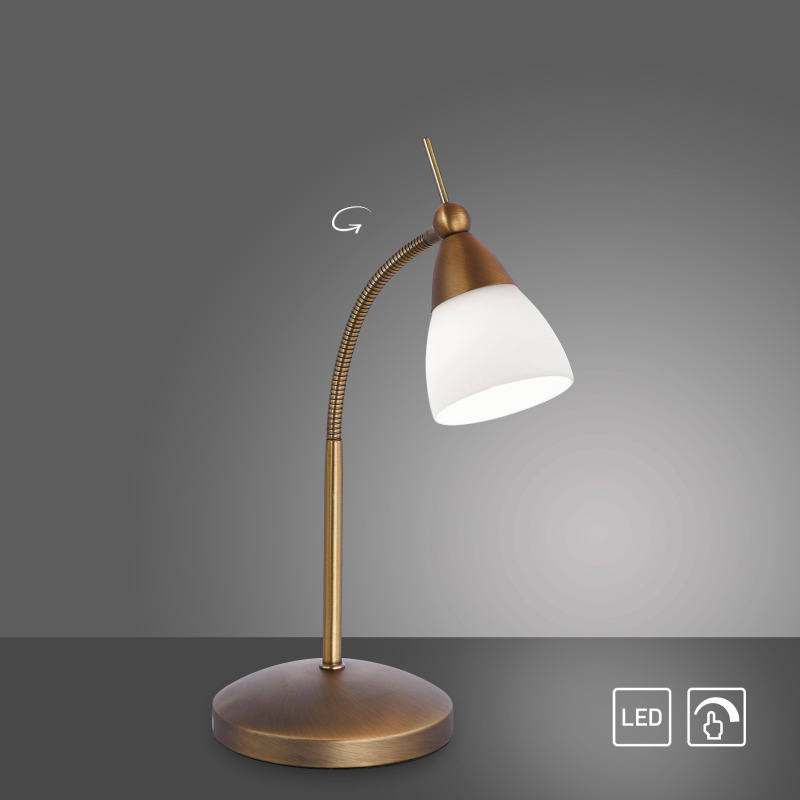 4001-11 Zumaline PINO LAMPA STOŁOWA ANTYCZNY MOSIĄDZ 4001-11 Zumaline PINO LAMPA STOŁOWA ANTYCZNY MOSIĄDZ Фото