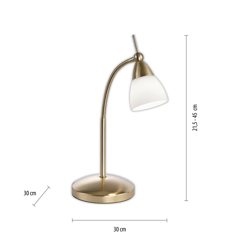 4001-60 Zumaline PINO LAMPA STOŁOWA MATOWY MOSIĄDZ 4001-60 Zumaline PINO LAMPA STOŁOWA MATOWY MOSIĄDZ Фото