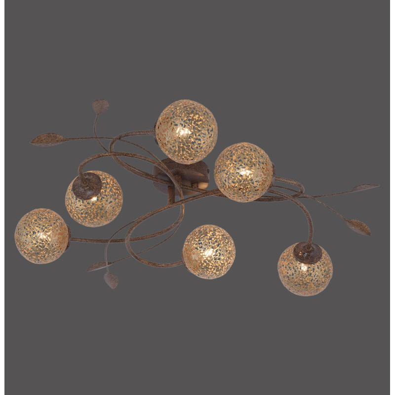 6398-48 Zumaline GRETA LAMPA SUFITOWA RDZA/ZŁOTY 6398-48 Zumaline GRETA LAMPA SUFITOWA RDZA/ZŁOTY Фото