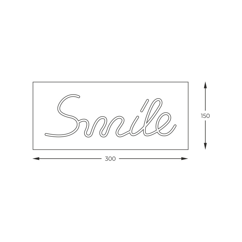 FM-NLB46 Zumaline NEON SMILE LED FM-NLB46 Zumaline NEON SMILE LED Фото